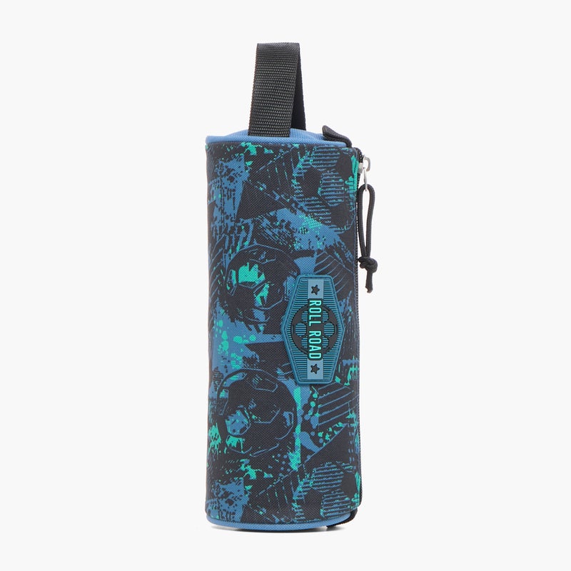 Roll road Pouch - Soccer - 1Cmprt - Printed  (Polyester) Blue \ 23X9X9Cm - Image 5